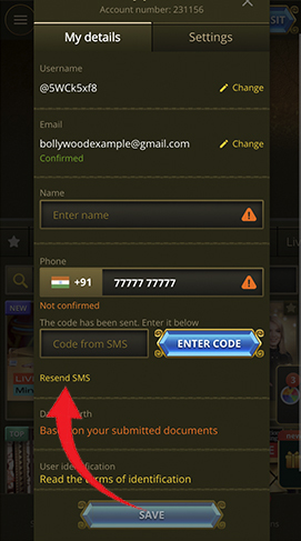 registration on Bollywood
